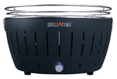 Grill Time TAILGATER GTX UPG-G-18 Charcoal Grill, Anthracite Gray, Stainless Steel Body